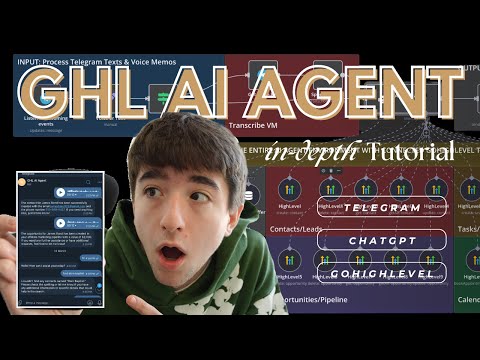 How To Build A GoHighLevel + Telegram AI Agent WITHOUT Any Code (N8N Full Tutorial)
