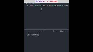 Reverse a String in JavaScript: The TRICKIEST Interview Question #coding #javascript #theroxycoder