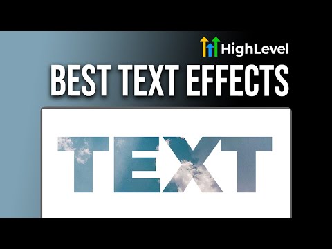 3 Crazy Text Effects for GoHighLevel Websites