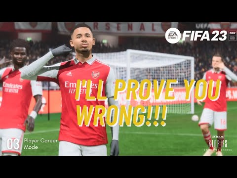 FIFA 23 Player Career Mode: Gabriel Jesus Proves Doubters Wrong? - Ep.3  [What Would Jesus Do?]