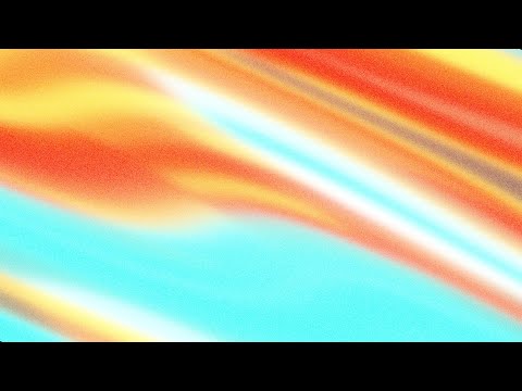 Teal, Red and Yellow Gradient Wave Background || 1 Hour Looped HD