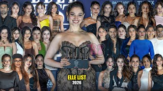 UNCUT - Tamannaah Bhatia, Avneet Kaur, Roshni Walia, Shanaya Kapoor & More At ELLE List 2026