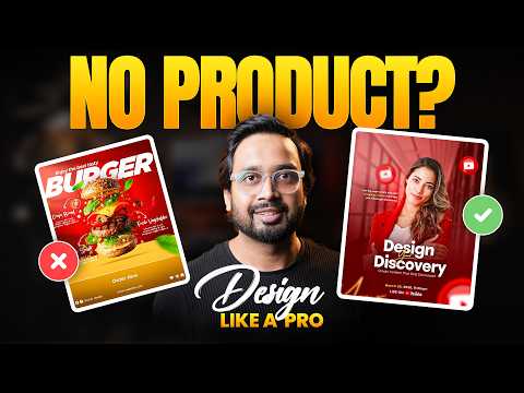 How to Design Posters Without Any Product | Real Graphic Design Process