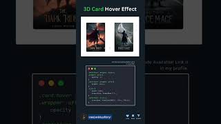 Next-level hover effects in action! 🔥 Watch closely to see how 3D can elevate your design game.
