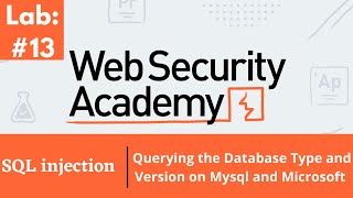 Sql Injection Attack, Querying the Database Type and Version on Mysql and Microsoft (Audio)