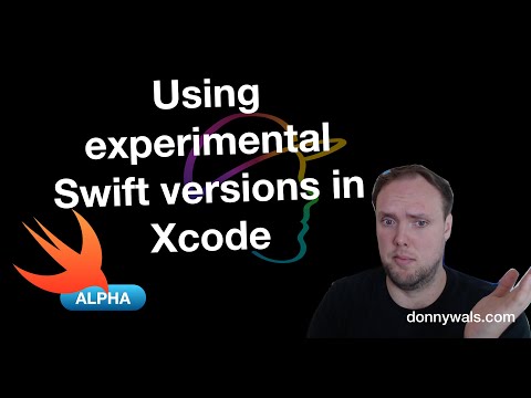 How to use experimental Swift versions and features in Xcode?