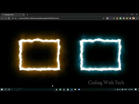Rectangle of Fire Tutorial by SVG Animation | How to use svg html | SVG Animation Tutorial in html