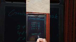 Genius math puzzle 👍#shorts #puzzle #maths