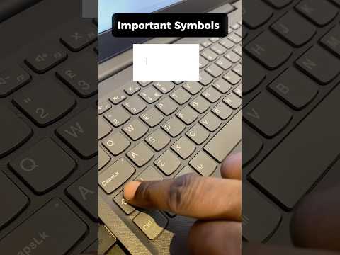 Important Symbols #computertricks #computerkeyboard #techtips #windowstips