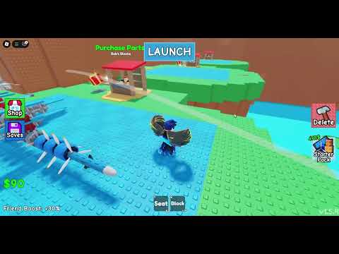 Строю самолет в Roblox и взлетаю!