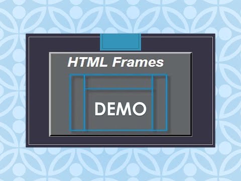 Frame & Frameset Tag Demo