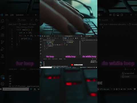 For loop VS While loop VS Do while loop #coding #Dart#flutter