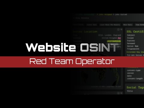 Website OSINT | Passive Website Technology and Framework Reconnaissance via Web-Check