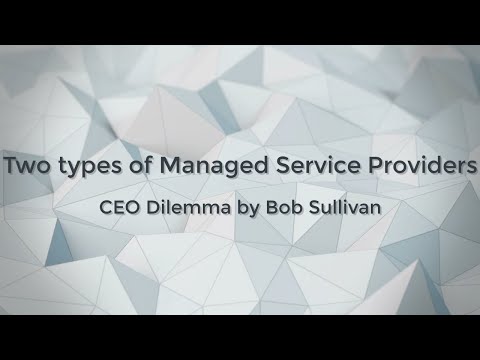 Two types of managed service providers