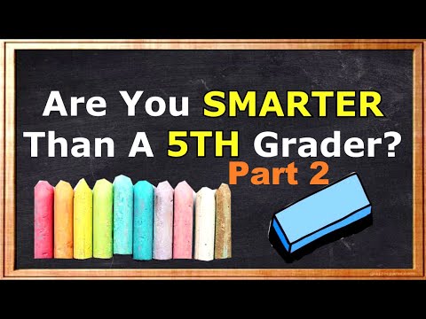 Are You Smarter Than A 5th Grader | Part-2 CHALLENGE | 95% Fails!!