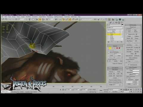 3D modeling tutorial of an enemy Part 1 for the Xbox 360 game "Penalty of Heroes"