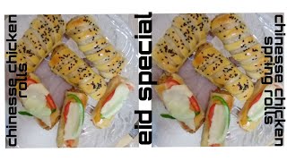 Chinesse chicken rolls/chinesse chicken spring rolls