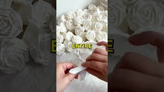 Flowers Made Of Toilet Paper 👀 @diyhandmade77