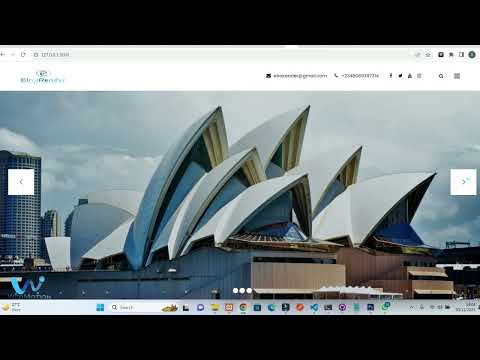 PORTFOLIO WEBSITE FOR ARCHITECT using LARAVEL 10