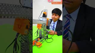 "Robotics lab in action! Students learning, creating, and innovating. 🚀#idealacademyindore