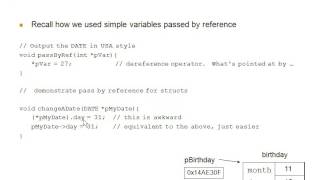 21 C Pointers to Structs