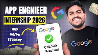 Google winter internship 2026 | application engineering | google internship preparation 2026