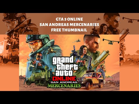 GTA 5 Online San Andreas Mercenaries free Thumbnail | pen tool magic