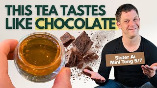A Tea That Tastes Like Chocolate: Sister Ai’s Ancient Tree Red Tea Coin - Mini Tong Series Part 5