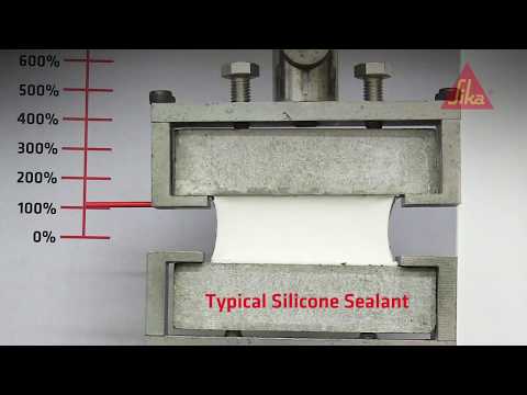 SikaHyflex 250 Facade Stretch Tear test