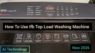 IFB 8Kg Top Load Washing Machine Demo | IFB TL801MB1S/TL801MG/TL801AG1/TL801EP1/TL801EP1S/TL801MS2ID