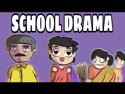 School Drama ft. Mistakes // Hindi animation story time video