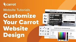 Getting Started: 9 Simple Ways to Customize Your Carrot Website Design