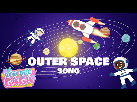 Exploring Outer Space | Solar System & Planets Song for Kids [by Boo Boo Gaga] #booboogaga