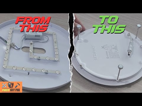 Magnetic Ceiling Light Mount Hack 💡🧲