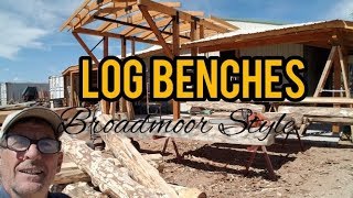 Log Benches - Broadmoor Style