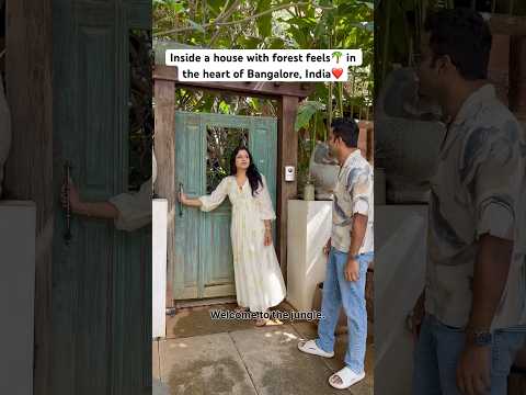 Watch the full video of this jungle house below #housetour #hometour #bangalore #terracegarden
