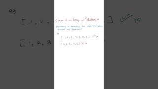 Check Palindrome in Array | LeetCode Question | Easy DSA Problem #Shorts