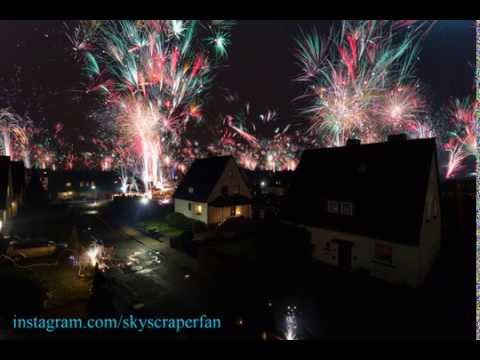 Fireworks in Celle, Germany