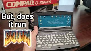 Compaq's handheld PC from 1998 & Doom
