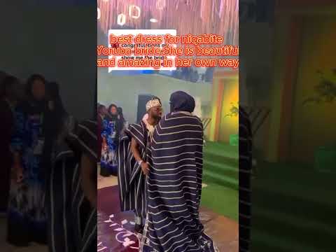 beautiful niqobite sis and her groom #shortvideo#muslimsociety#muslim