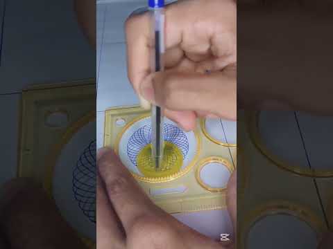 Spirograph drawing tutorial ✍️ #spirograph #drawingtutorials #creative #shortsdrawing