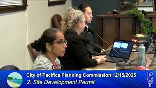 PPC 12/15/25 - Pacifica Planning Commission Meeting - December 15, 2025