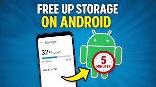 in 5 MINUTES - FREE UP STORAGE on android
