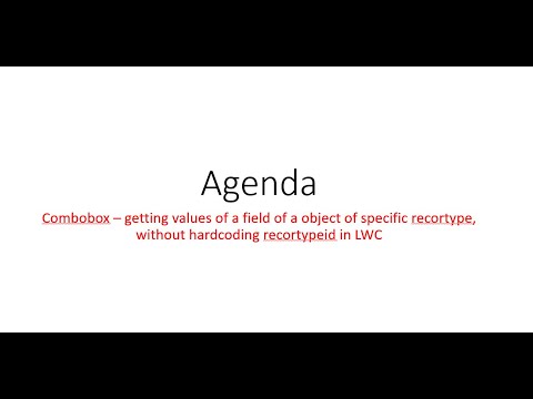 LWC Combobox