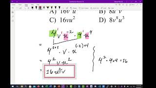 Exponent Rules Homework Solutions
