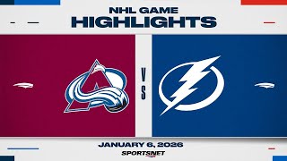 NHL Highlights | Avalanche vs. Lightning - January 6, 2025