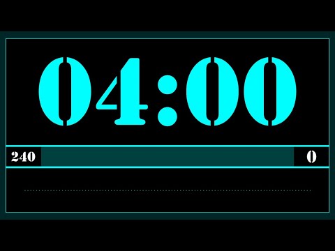4 minute timer with music - HW TIMER 004