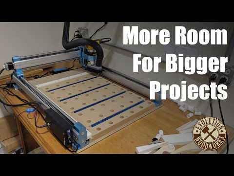 Spoil Board Flattening After Y-Axis Extension | Genmitsu 4040