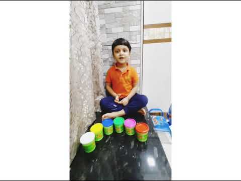 How to make colourful Ganesh idol using clay dough|Fun activity for kids|Learning new things|