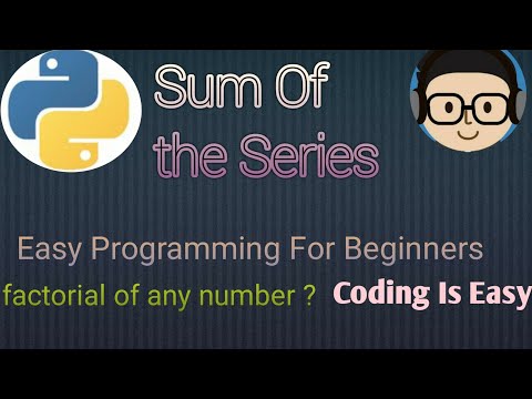 sum of the series question in python with for loop| MR.ProgHammer.